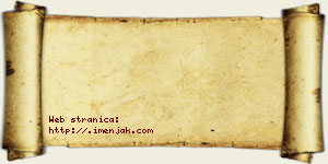 Kristina Balašević vizit kartica